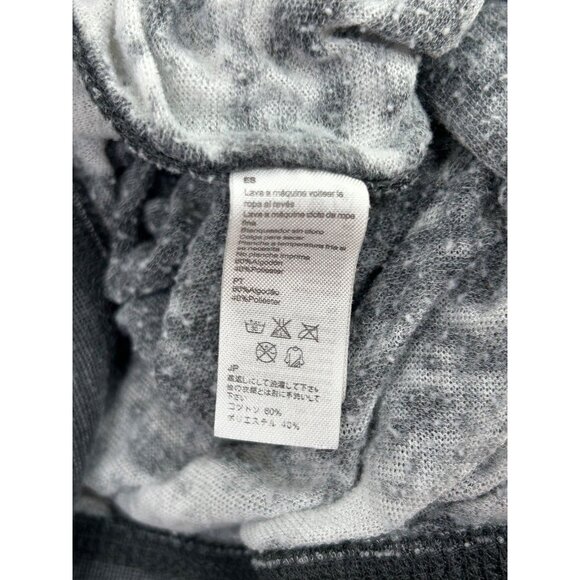 AMUSE SOCIETY State of Mind Sweatshirt Sz M Grey Faded Dye Graphic Cotton Blend - Picture 5 of 7